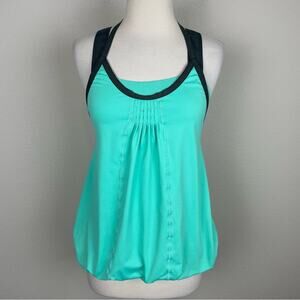 Lululemon Green Awareness Layered Bubble Hem Tank 4